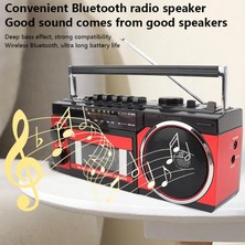 Velora Puxing PX-250BT Müzik Seti Kasetçalar Fm Radyo USB Mp3 Player Bluetooth Hoparlör