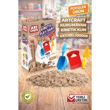 Sayıcı Kids Naturel Kinetik Oyun Kumu 1000 gr + Motor Beceri + Sağlık Testleri Yapılmıştır.