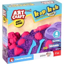 Sayıcı Kids Mini Kap Kekler Kurumayan Kinetik Kum Seti 500 gr + Sağlık Testleri Yapılı + Motor Beceri + Duyusal