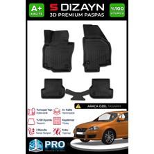 S-Dizayn Vw Jetta 3D Pro Havuzlu Paspas 2008-2010 A+ Kalite 3DS-SDZ160