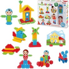 Sayıcı Kids Yerli Eğlenceli Blok Seti 75 Parça + Eğitici Oyuncak + Motor Beceriler + 3 Yaş + Yaratıcılık