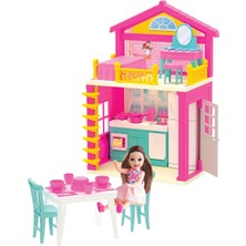 Sayıcı Kids Lola’nın 2 Katlı Oyuncak Evi – Bebek & Aksesuarli Çocuk Oyun Evi | 3+ Yaş | Evcilik Oyunu Seti