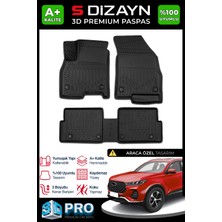 S-Dizayn Chery Tiggo 7 Pro 3D Pro Havuzlu Paspas 2022-2025 A+ Kalite 3DS-SDZ003