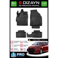 S-Dizayn Toyota Yaris 3D Pro Havuzlu Paspas 2020 Üzeri A+ Kalite 3DS-SDZ149