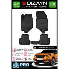 S-Dizayn Peugeot 2008 3D Pro Havuzlu Paspas 2019-2023 A+ Kalite 3DS-SDZ027