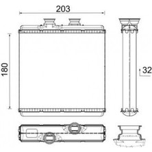 Mahle Xmpdby Kalorifer Radyatoru Mercedes W204 W212 C218 R231 C190 R197