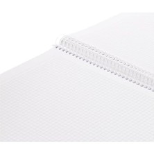 Liora Pruva A4 Pet Spiralli Karton Kapaklı Defter 144 Yaprak - Kareli - Turuncu