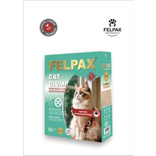Felpax %100 Tozsuz Topaklanan Kedi Kumu 6 Litre