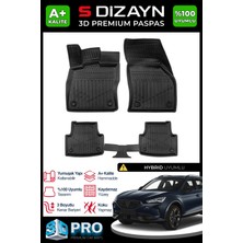 S-Dizayn Cupra Formentor 3D Pro Havuzlu Paspas 2021 Üzeri A+ Kalite 3DS-SDZ147