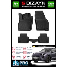 S-Dizayn Cupra Terramar 3D Pro Havuzlu Paspas 2024 Üzeri A+ Kalite