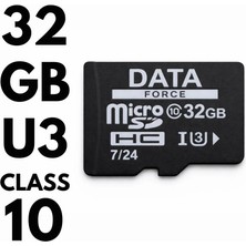 Dataforce 32GB U3 Hafıza Kartı 7/24
