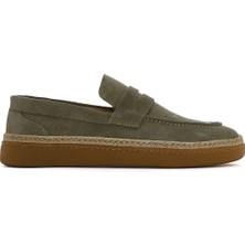 Derimod Erkek Haki Süet Deri Loafer 26SFD631810