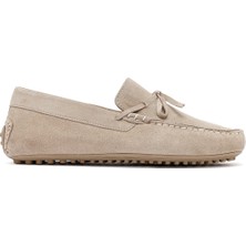 Derimod Erkek Bej Süet Deri Loafer 26SFD633110