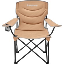 Kingcamp Juniper Ultra Konforlu & Takviyeli Kamp Sandalyesi Khaki