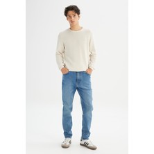Lee L70700024381 Mavi Erkek Dare Pamuklu Straight Fit Cepli Esnek Jean Denim Kot Pantolon