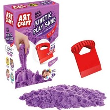 Sayıcı Kids Art Craft Kinetik Oyun Kumu Mor 500 gr + Motor Beceri + Sağlık Testleri Yapılı