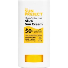 Velora The Sun Project Yüksek Korumalı Yeni Nesil Filtreli Suya Dayanıklı Stick Güneş Kremi 50+ Spf 20 G