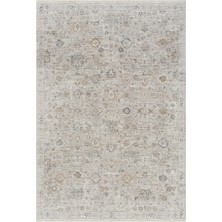 Seyran Peru 10203 Bej Antialerjik Polyester Makine Halısı – Dokuma Tabanlı, Düz Saçak, Leke Tutmaz