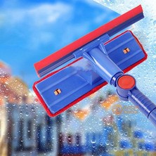 Nuveden Ieg™ Oynar Başlıklı Çekçekli Teleskopik Cam Silme Aparatı