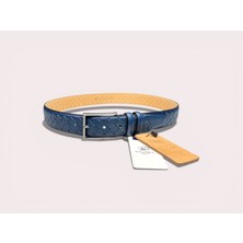 İstanbul Belt Hakiki Deri Erkek Kemer – 3.5 cm – Örgü Desenli Klasik Model