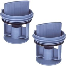 Velora WGA142X0TR, WAT20480TR, WAW2856XTR, Profilo CMG120DTR ile Uyumlu Çamaşır Makinesi Pompa Filtre Kapağı 2'li - 00647920