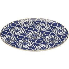 Velora Morocco Desen7 Mor Düz Tabak 28CM