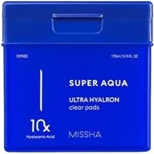 Velora Peeling Etkili Nemlendirici Cilt Bakım Pedi Super Aqua Ultra Hyalron Clear Pads