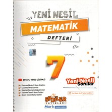 Spoiler Yayınları Spoiler 7.sınıf Yeni Nesil Matematik Defteri 2025