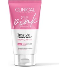 Velora Clinical Spf 50 Pembe Ton Eşitleyici Güneş Kremi - Yüz Için Hafif Güneş Losyonu | Seyahat Boy Cilt Bakımı Koruması Kadınlar Için, 50 ml