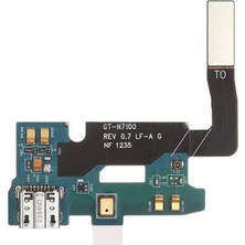Genos Samsung Galaxy Note 2 N7100 Şarj Soketli Mikrofon Bordu GT-N7100 GT-N7105