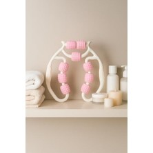 Velora Selülit Masaj Aleti 9 Tekerlekli Lenf Drenaj Rulosu Vücut Şekillendirici Bacak Kol Sırt Masaj Aleti Kan Dolaşımı Arttırıcı Selülit Giderici Cilt Sıkılaştırıcı Masaj Roller