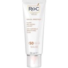 Velora Roc Soleil-Protect Kırışıklık Karşıtı Likit Yüz Güneş Kremi SPF50 50 ml