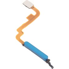Genos Xiaomi Redmi Note 10S Parmak Izi Okuyucu Flex M2101K7BG M2101K7BI (Mavi)