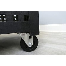 Velora Shepherd Donanım 9023 4-Inç Yumuşak Kauçuk Döndürülebilir Vorbau Bir Büyücü, 1/2 Ön Yapı Çap, 200-LB Taşıma Kapasitesi