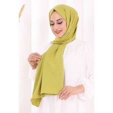 Bym Fashion 2051 Pamuk Caz Şal Yağ Yeşili