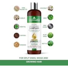 Velora Doğal Dökülme Karşıtı Şampuan, Besleyici, Kuru ve Ince Telli Saçlar, Doğal Yağlar ve Botanik Özler ile Aşılanmış, Saç Dökülmesine Karşı Şampuan, 400 ml