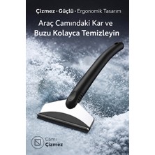 Mega Oto Market Araba Buz Kazıyıcı ve Kar Temizleme Küreği – Çift Taraflı Oto Cam Buz Kazıma Aparatı