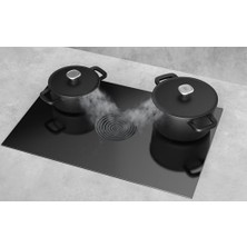 Velora Leo Phantom Yapışmaz Kapaklı Derin Tencere 24 cm