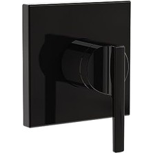 Velora Suit A4283739 Duş Bataryası Sıva Üstü Grubu, Parlak Siyah