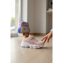 Enoch Dalgalı Panel Desenli ve Cırtlı Çocuk Ayakkabı