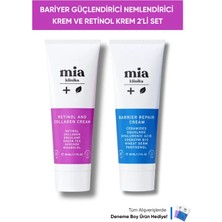 Mia Klinika Cilt Yenileyici 2'li Set Retinol Ve Bariyer Güçlendirici Nemlendirici Krem Tüm Cilt Tipleri İçin