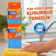 Liora Mikrofiber Temizlik Bezi 3'lü Paket, Ultra Emici Toz Alıcı Çok Amaçlı Yüzey Bezi