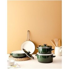 Velora La Garde Kısa Tencere Yeşil 24 cm