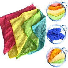 Velora Mikrofiber Temizlik Bezleri, Aşındırmaz, Yeniden Kullanılabilir ve Yıkanabilir 4’lü Yüksek Emici, Tüy Bırakmayan Easyclean Bez, Çizgisiz Mucize Temizlik Bezi, Cam, Araba, Pencere, Ayna EASYSO2136