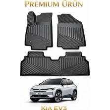 Black Gold Kia Ev3 2024+ Uyumlu 3D Oto Paspas Premium