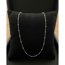 Zarif Top Model Gümüş Zincir