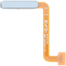 Genos Samsung Galaxy M23 Parmak Izi Okuyucu Flex SM-M236B (Mavi)