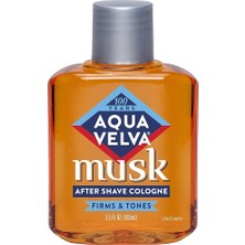 Aqua Velva Musk 103 Ml After Shave Kolonya Erkekler İçin Güçlü Misk Kokusu ve Serinletici Etki