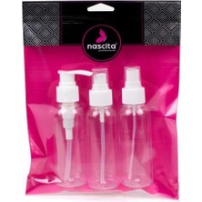 Liora 3'lü Büyük Beyaz Şişe Set