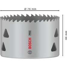 Velora 1 x Pro Multi Malzeme Delik Testeresi (Yumuşak Ahşap, Alçıpan Duvar Için, Ø 76 Mm, Profesyonel Aksesuar Matkap/tornavida)